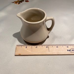 Sterling China mini pitcher in white